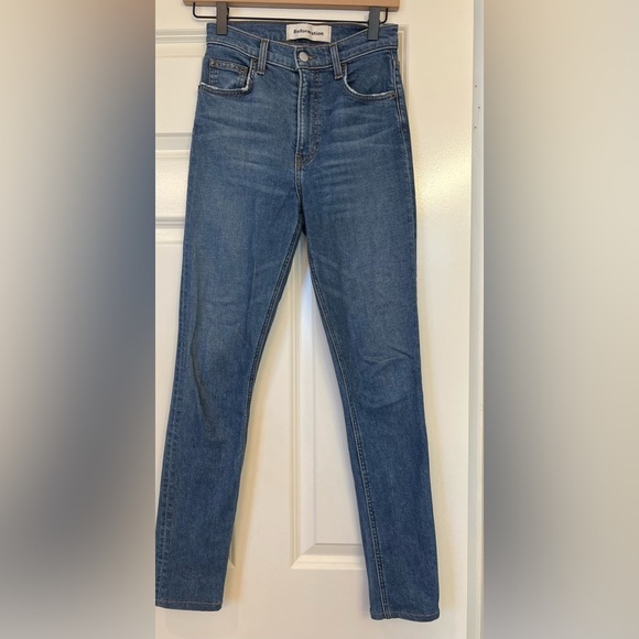 Reformation High & Skinny Jeans in Rhine Size 25 - Picture 1 of 9